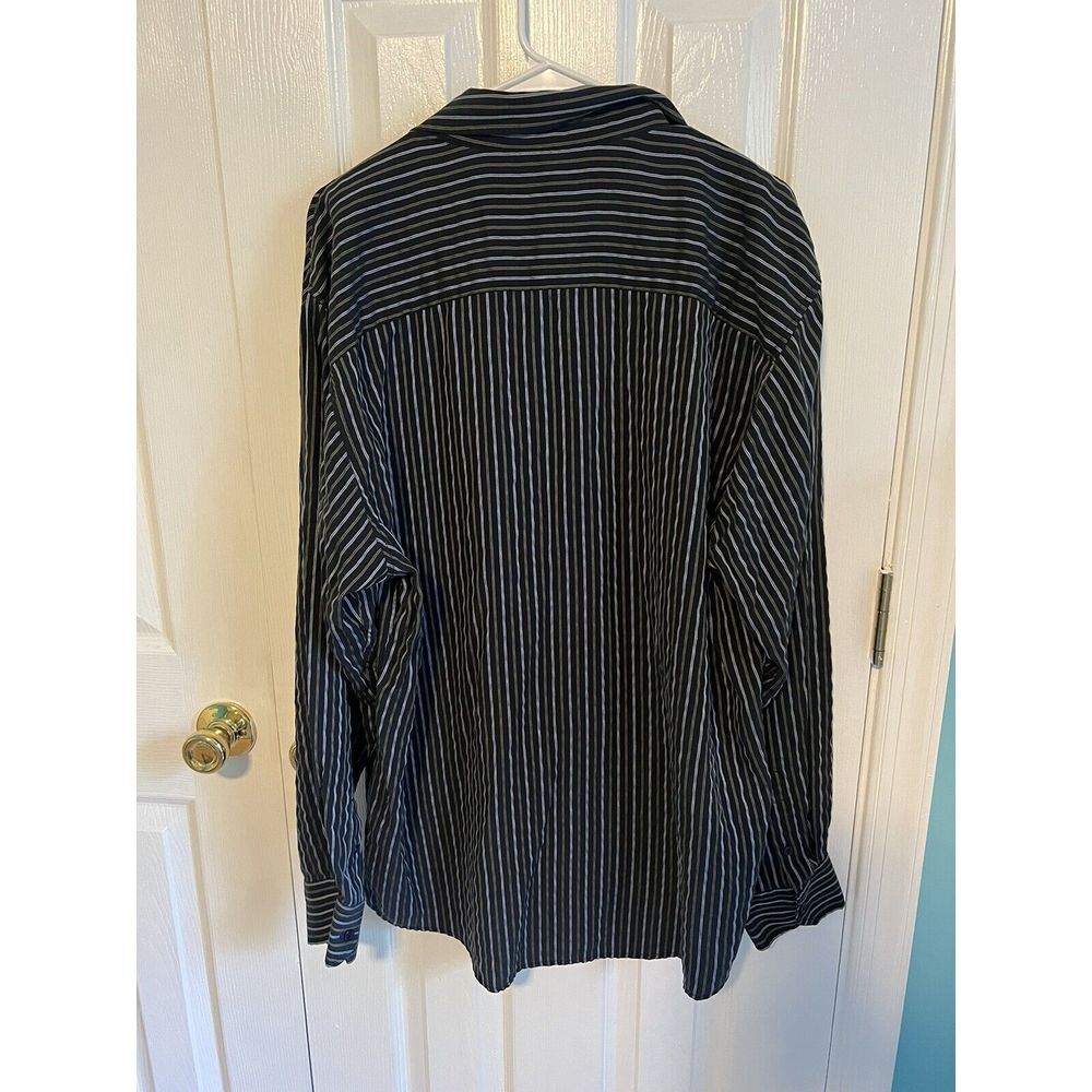Bugatchi Uomo Mens Rayon Blend Button Down Long‎ Sleeve Shirt - Picture 2 of 3